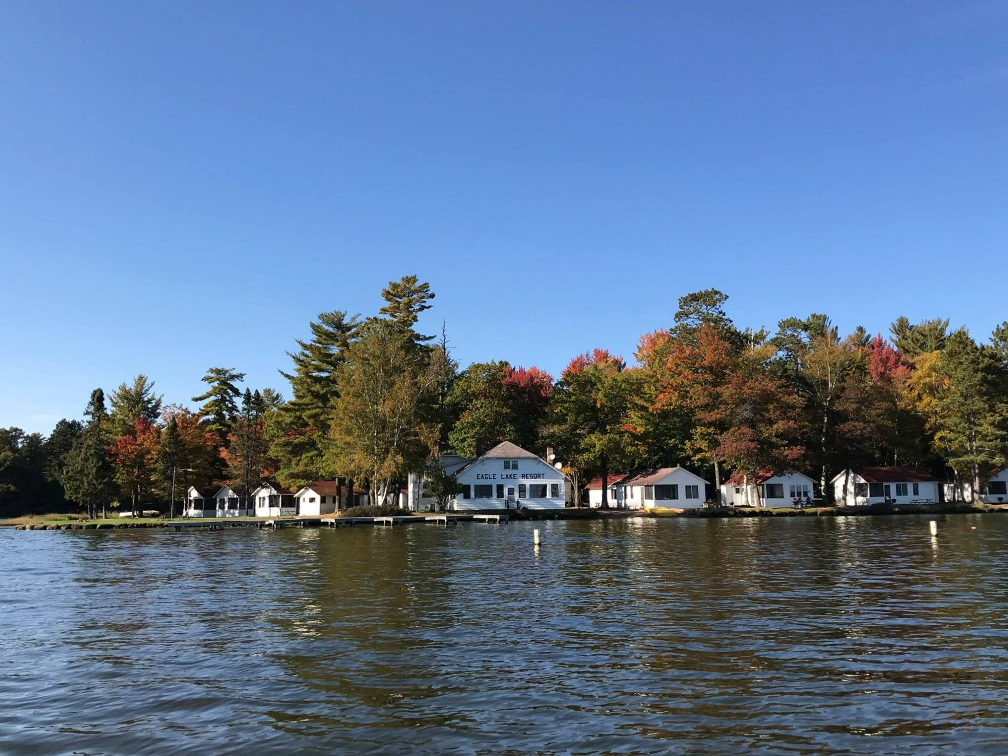 Kickback Grill lakeside dining on Eagle River