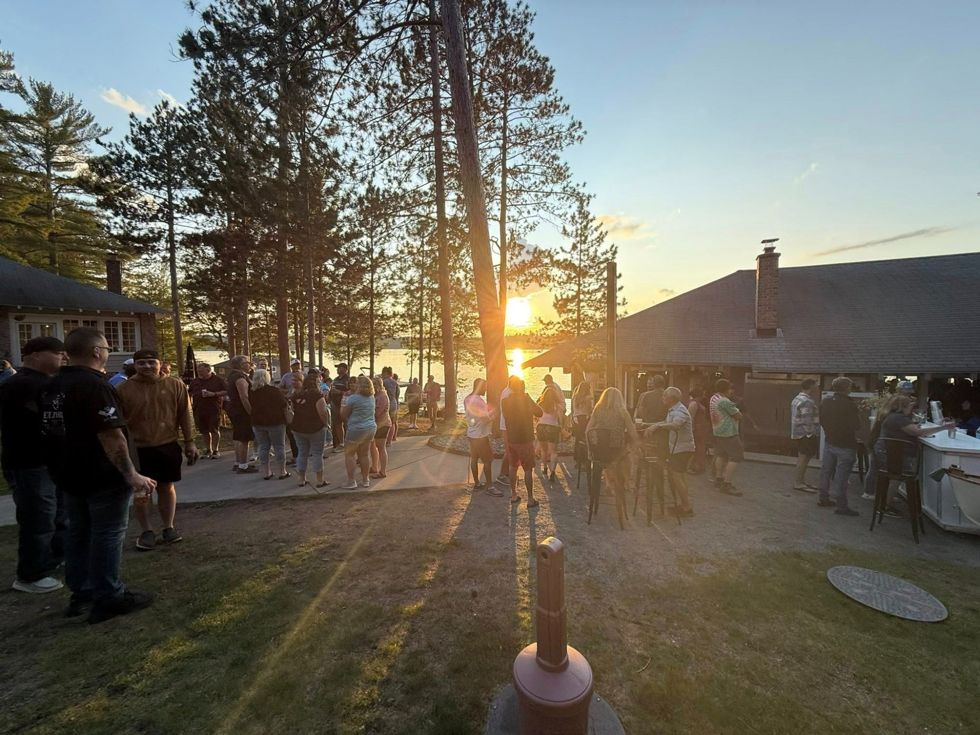 Lake bar stop on the Eagle River Chain